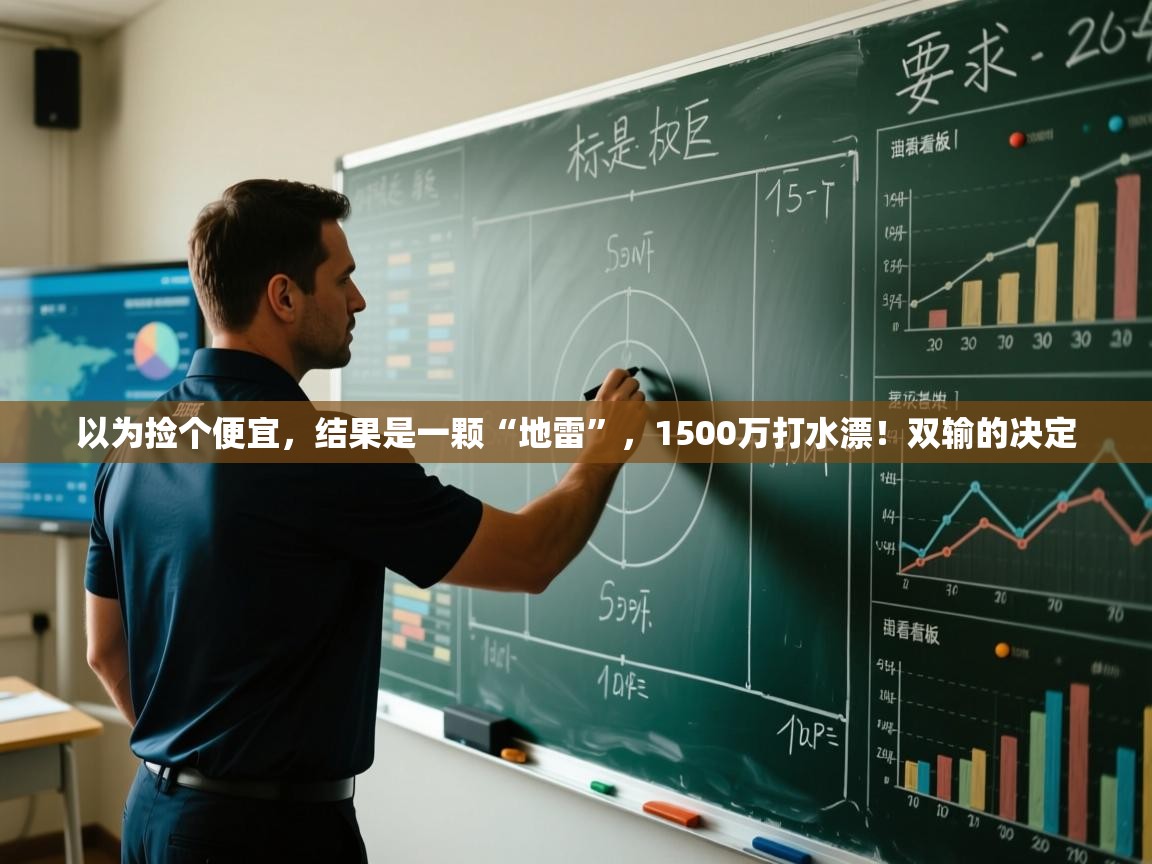 海星体育直播-以为捡个便宜,结果是一颗“地雷”,1500万打水漂!双输的决定 第2张